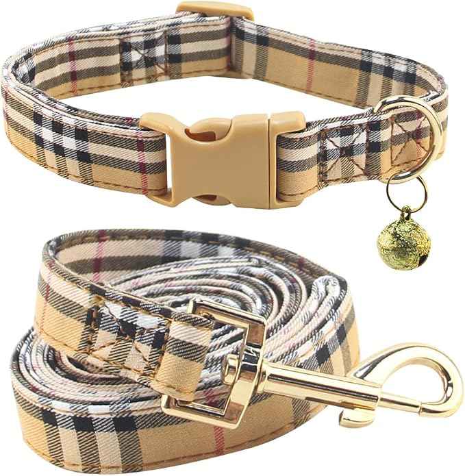 SuperBuddy Dog Collar and Leash, Breathable Adjustable Dog Collar-Safe