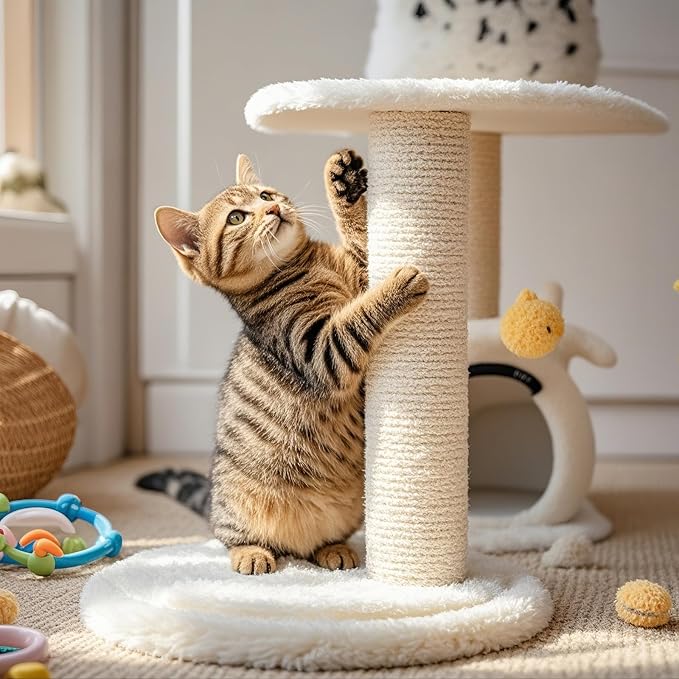 PowerKing Natural Sisal Replacement Scratching Post, 4 Pieces M8 Cat Scratch - Image 2