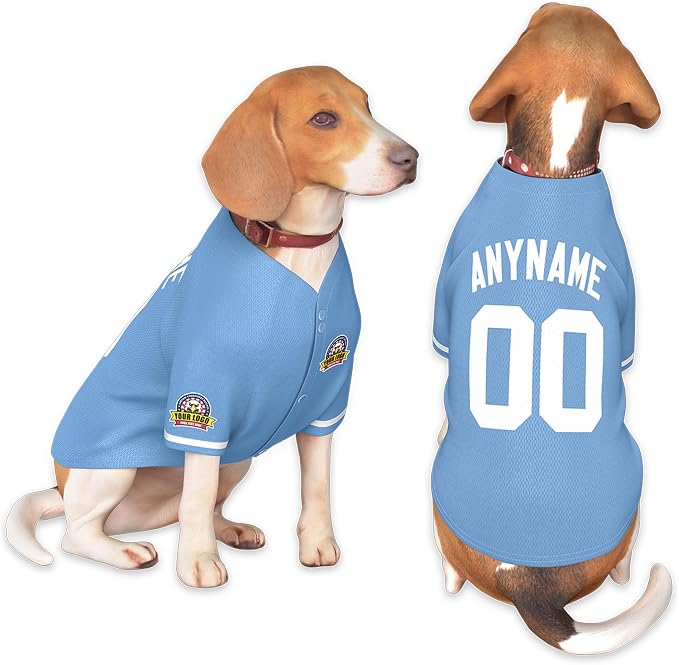 Custom Dog Baseball Jersey by KXK
