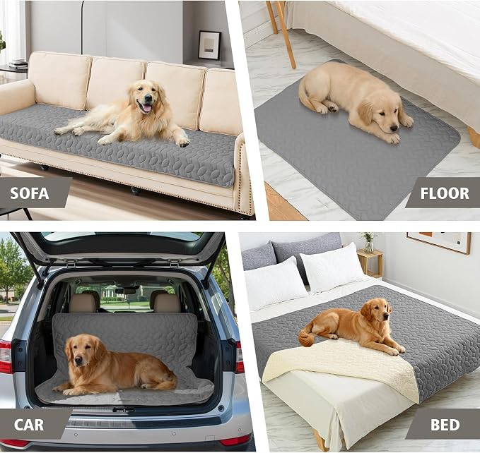 Ameritex Waterproof Pet Bed Cover Anti-Slip Dog Bed Blanket - Image 3