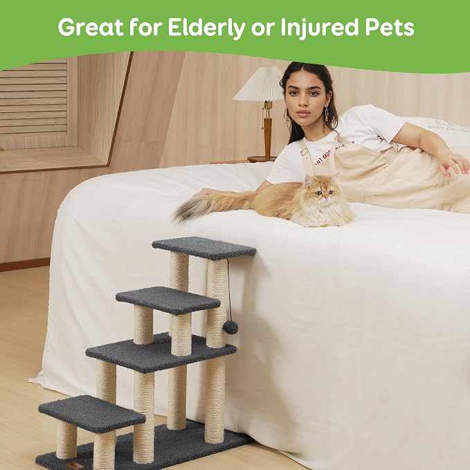 Pawque Dog Stairs & Cat Scratching Post Pet Steps - Image 7