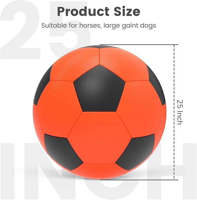 Diman Herding Ball for Dogs: 25 Inch Horse Balls for Outdoor Play, Large Dog - Image 3