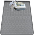 Cat Litter Mat for Litter Box, Silicone Large Cat Litter Trapping Mat by Jacooxi