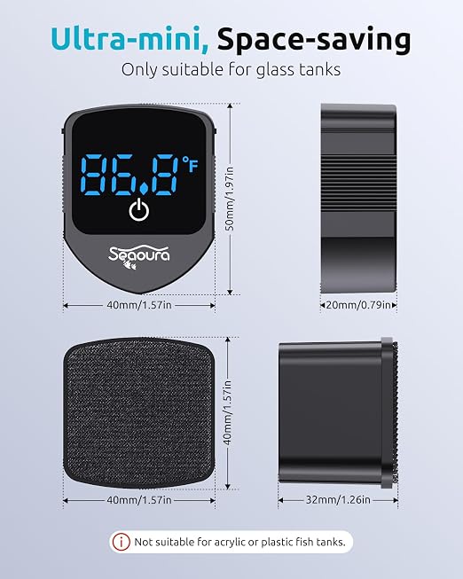 SEAOURA 2-in-1 Aquarium Magnetic Cleaner - Image 4