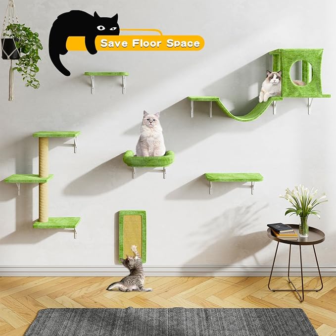 NUNU LAB Cat Wall Shelves, Indoor Cat Furniture - Image 4
