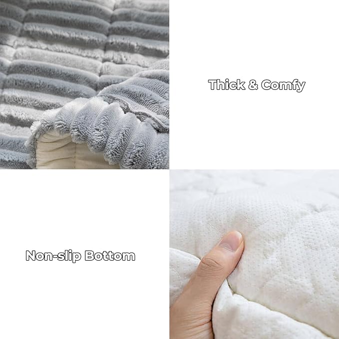 FUNNY FUZZY Pet Couch Covers for Sofa, Washable Dog Couch Cover Protector for - Image 4