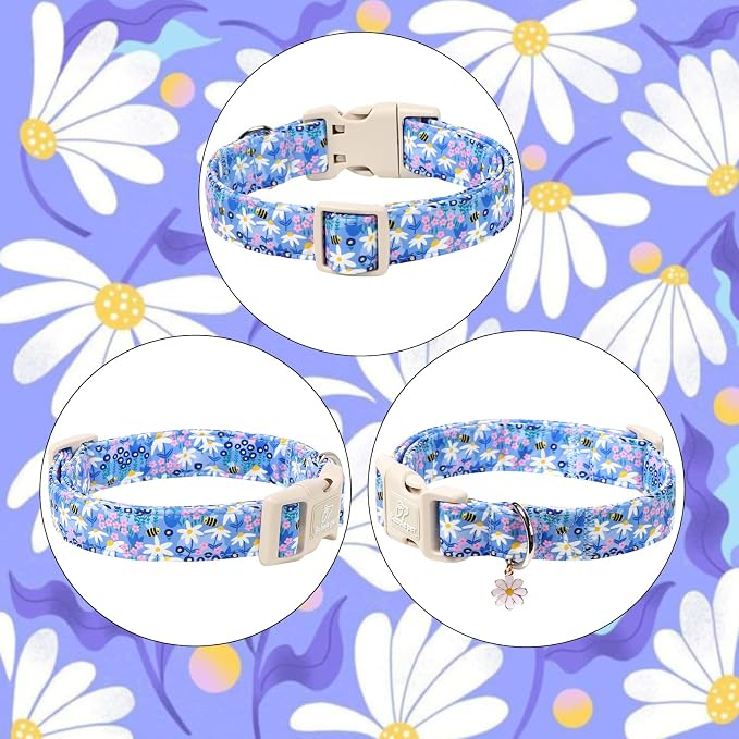 Floral Dog Collar for Small Dogs - Image 7
