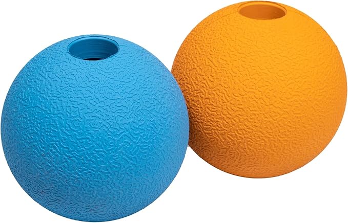 Amazon Basics Interactive Bouncy Durable Rubber Dog Toy Balls, 3 inch by AmazonBasics