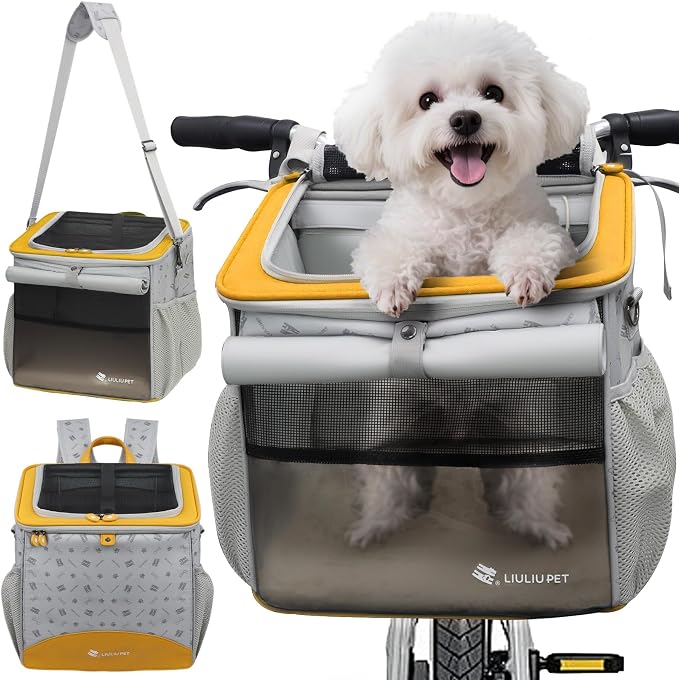 Cat and Dog Backpack Carrier, Breathable Cycling Pet Bag by Unknown