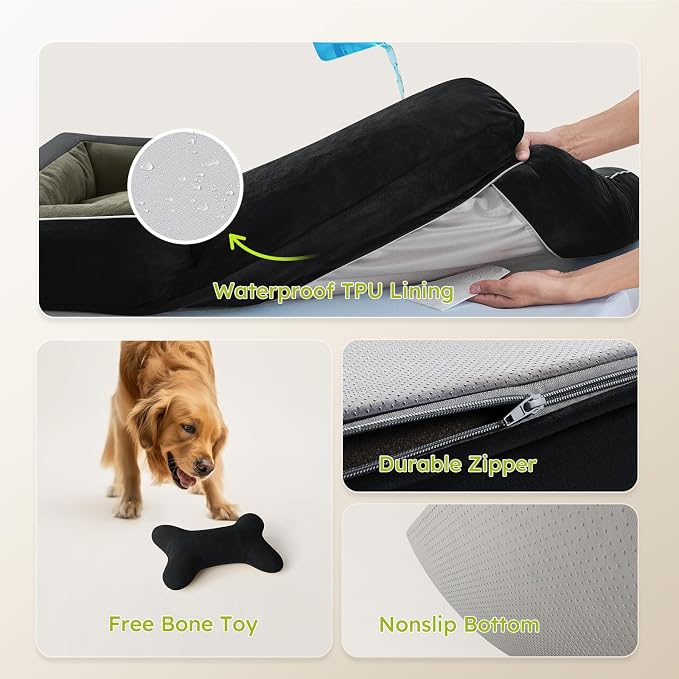 Jumbo Dog Bed for Extra Large Dogs, Orthopedic Dog Bed - Image 7