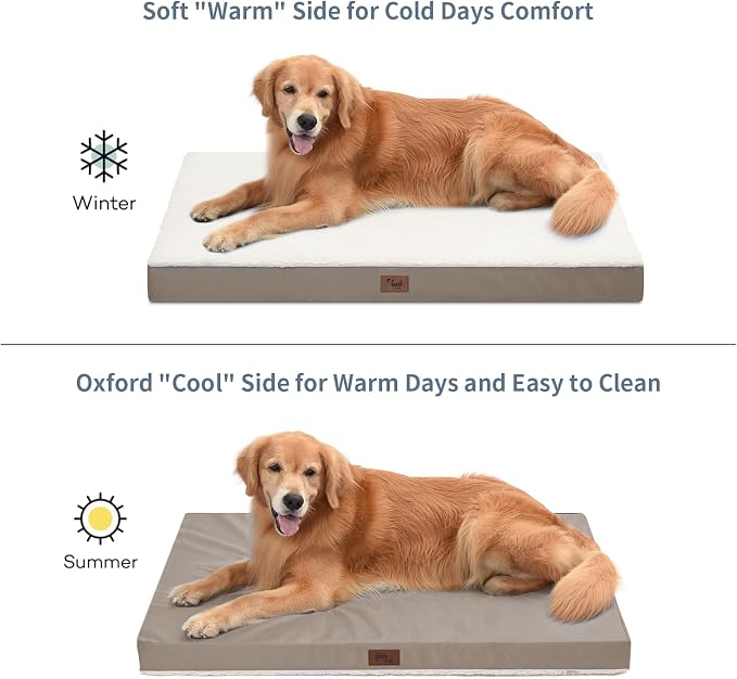 Orthopedic Dog Bed for Extra Large Dogs, XL Waterproof Comfort Pet Bed for - Image 2
