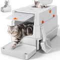 FURTIME Stainless Steel Litter Box by FURTIME