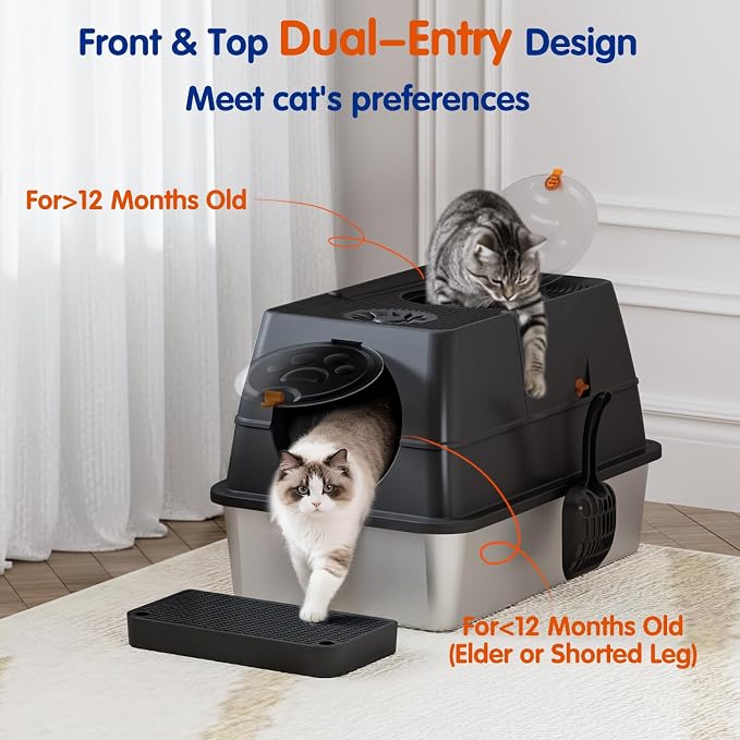 Stainless Steel Litter Box - Image 3