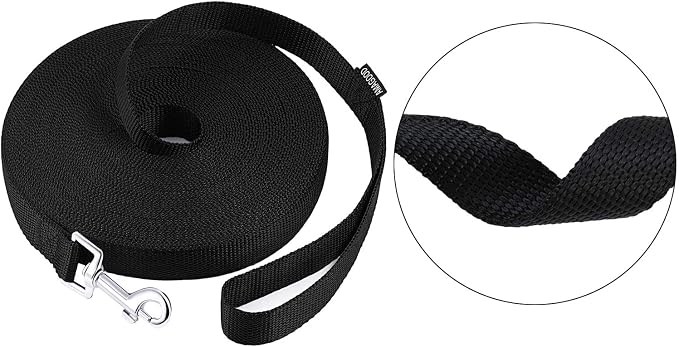AmaGood Dog Leashes for Small Medium Large Dogs, 15 ft 20 ft 30 ft 50 ft Long - Image 3