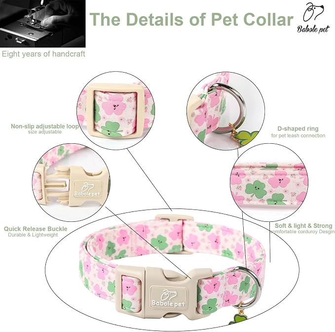 St Patricks Day Dog Collar for Large Dogs - Image 4