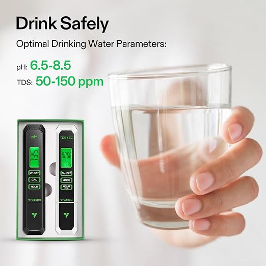 VIVOSUN Digital pH and TDS Meter Kits, 0.01pH High Accuracy Pen Type pH Meter ± - Image 7