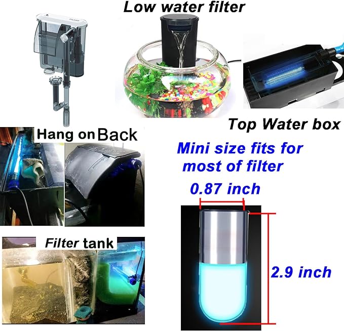 Aquarium UVC Clean Light Algae Clear Green Bloom Clean Fish Tank UVC Water - Image 3
