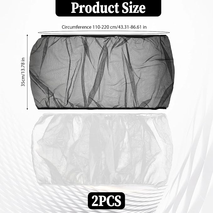 2PCS Adjustable Bird Cage Cover, Bird Cage Seed Catcher, Large Birdcage Cover - Image 2