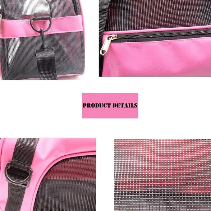 Cat Carrier, Soft-Sided Pet Travel Carrier - Image 3