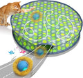 Interactive Cat Toys Ball Fast Rolling in Pouch, Motion Activate Chirping Cat by Giociv