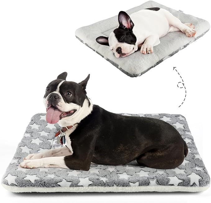 Mora Pets Dog Bed Crate Pad Ultra Soft Pet Bed by MoraPets