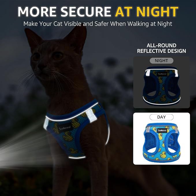SCENEREAL Cat Harness & Leash Set Escape Proof - Image 4