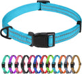 TagME Reflective Nylon Dog Collars, Adjustable Classic Pet Collar by TagME