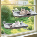 Homegroove 2 Pack Cat Window Perch, 24 x 12 Inch Foldable Cat Hammock by homegroove