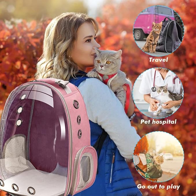 Cat Backpack Carrier, Pet Cat Carrier - Image 5