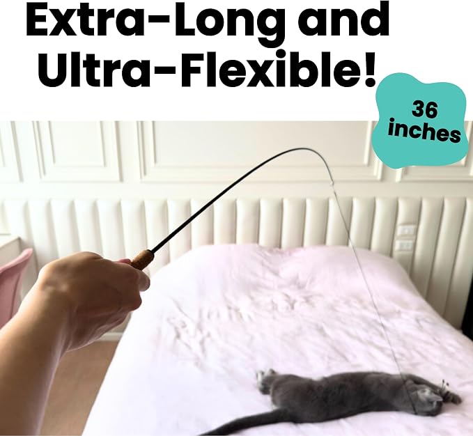 Forever Stick with 9 Feather Toy Lures - Image 8