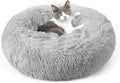rabbitgoo Cat Beds for Indoor, 20 inches Machine Washable, Fluffy Round Pet Bed by rabbitgoo