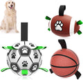 QDAN Dog Soccer Ball Football Basketball Set by QDAN