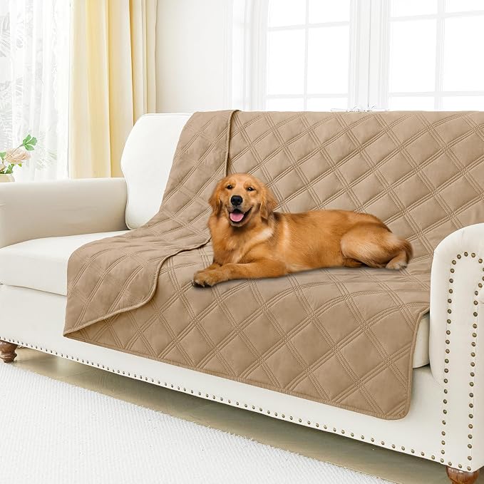 Smiry Waterproof Dog Bed Cover Blanket 68x82, Soft Reversible Pet Blanket by Smiry