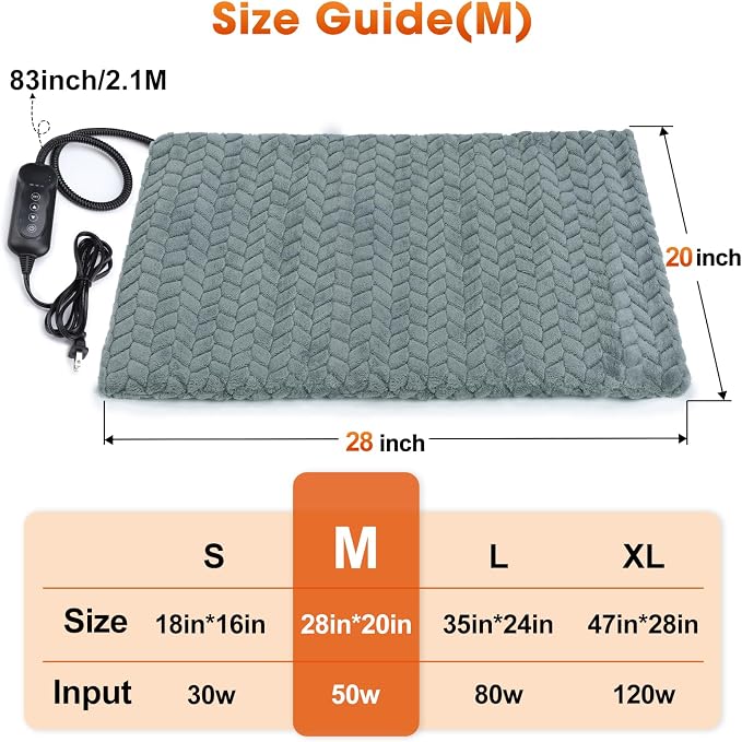 GASUR Heated Dog Bed, Waterproof Cat Heating Pad - Image 6