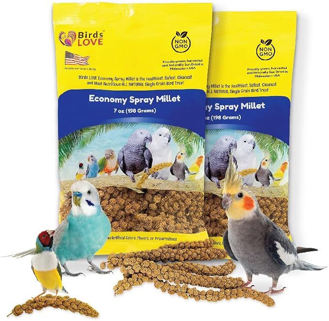 Birds LOVE Economy Special Spray Millet | GMO-Free by BirdsLOVE