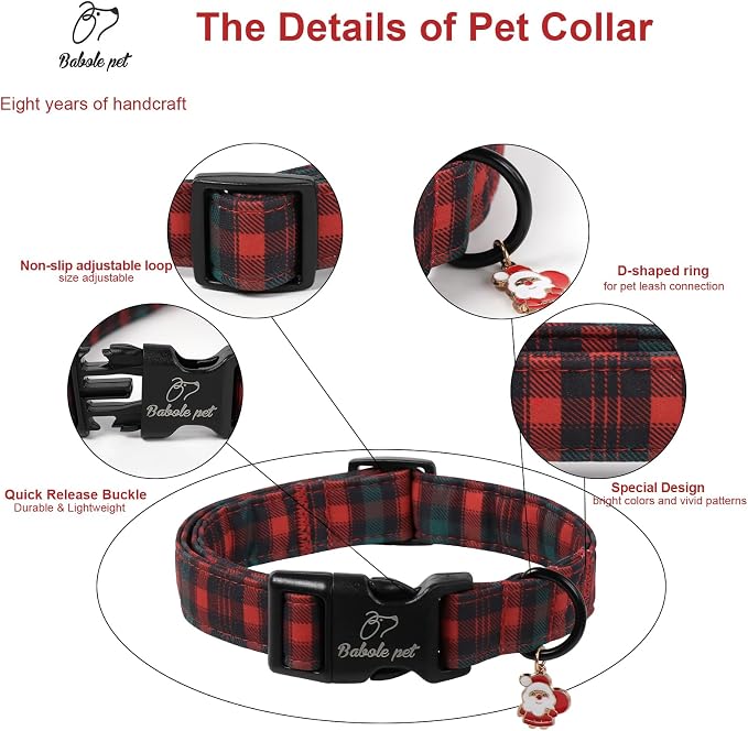 Christmas Dog Collar for Large Dogs - Image 4