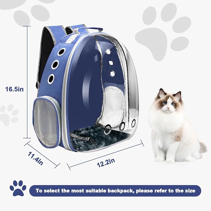 Cat Backpack Carrier, Pet Cat Carrier - Image 2