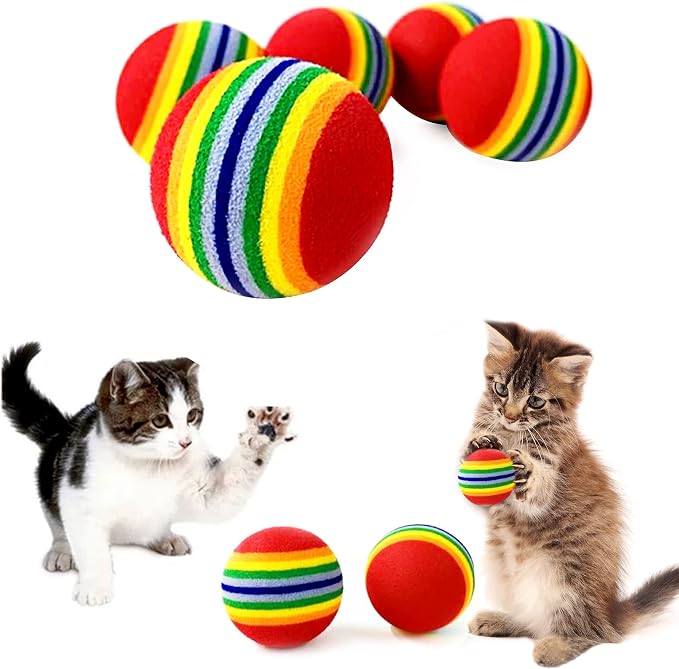 PET SHOW 50pcs 1.38" Cat Toy Balls Interactive by PETSHOW