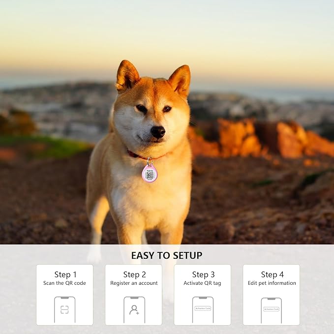 2-Pack -Smart QR Code Pet ID Tag - Image 3