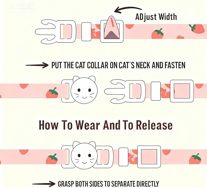 2-Pack Cotton Breakaway Cat Collar - Image 5