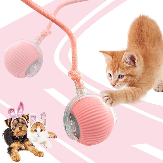 Valentines Day Gifts 2025 New Electric Dog Ball Toy, 360° Smart Automatic by AUTRETY