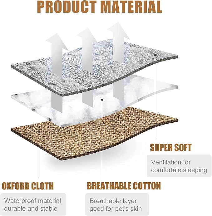 Self Warming Cat Bed, Foldable Self Heated Cat Mat Extra Warm Thermal Heating - Image 5