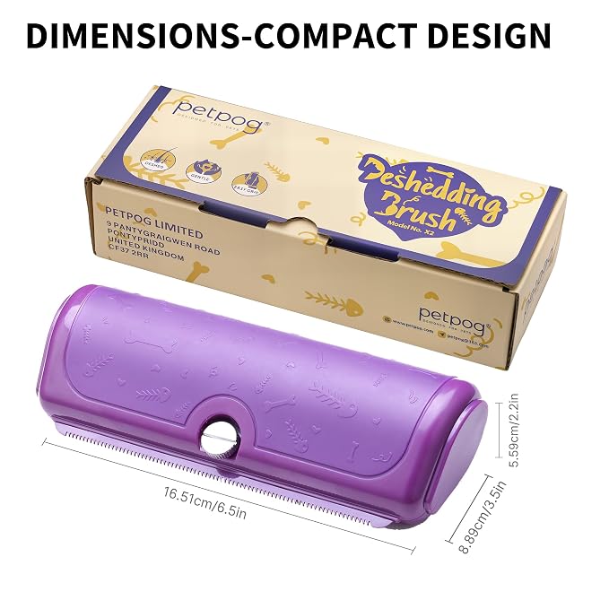 Multi-Pet Deshedding Brush & Shedding Blade - Image 8