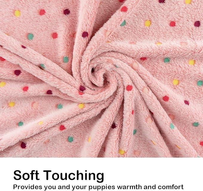 Dono 1 Pack 3 Dog Blankets, Soft Fluffy Fleece Pet Blanket Warm Sleep Mat Paw - Image 7