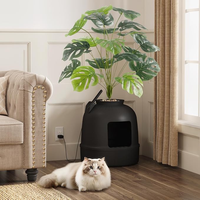 Lifewit Cat Litter Box, Hidden Enclosure Litter Tray - Image 8