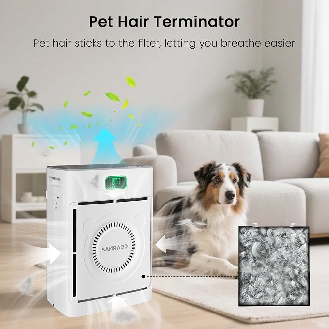 Pet Air Purifier for Home Large Room 2500 Ft² - Image 2
