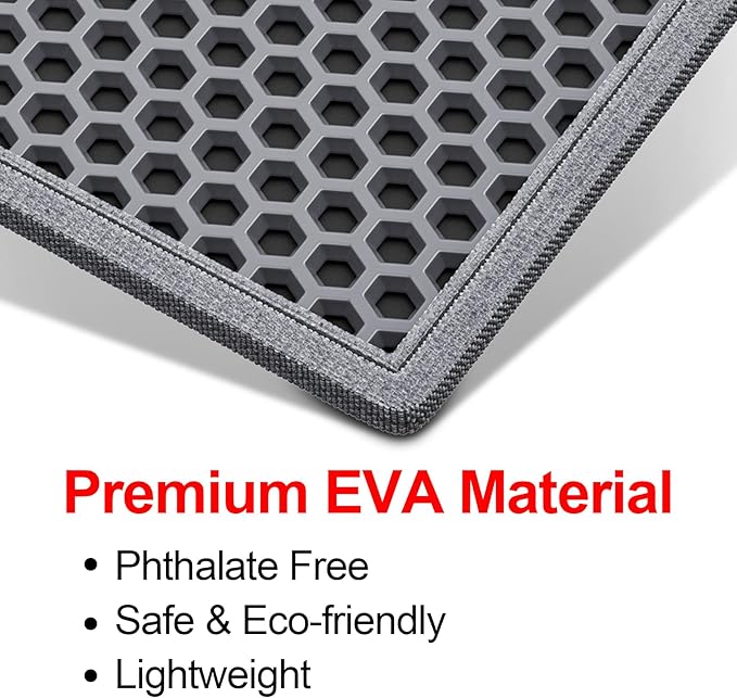 Cat Litter Box Mat: 36"x 30" Waterproof Kitty Cat Litter Trapping Mat, - Image 5