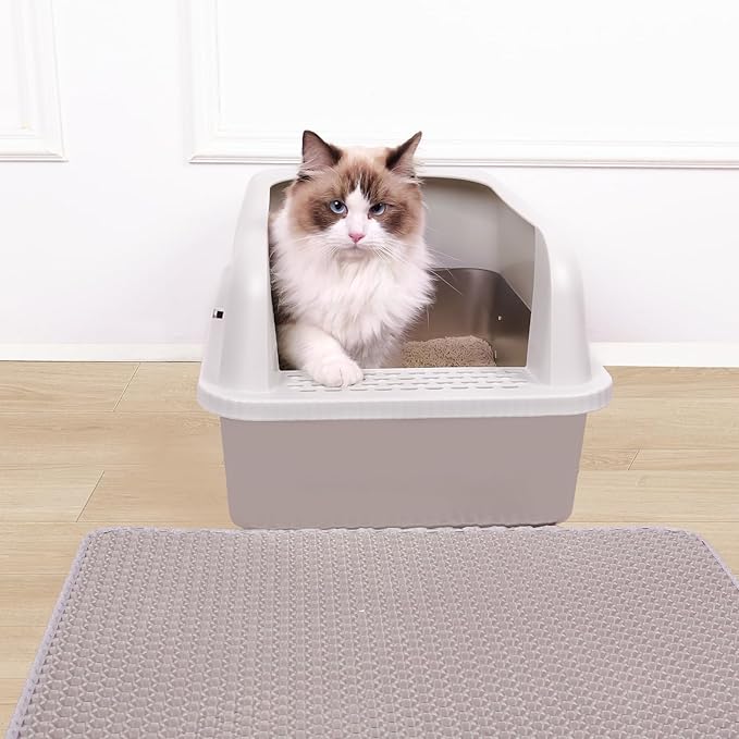 Henkelion 2 Pack Stainless Steel Cat Litter Box - Image 7