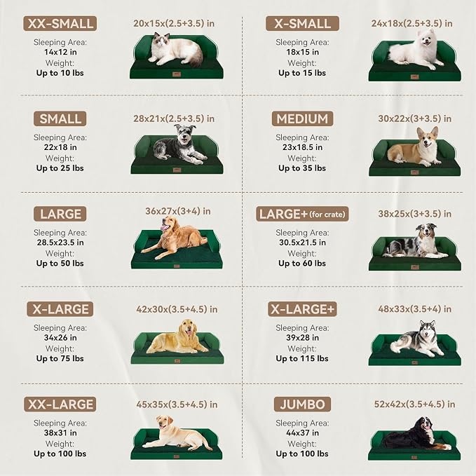Large Dog Bed Orthopedic Washable - Image 2