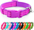 azuza Reflective Dog Collar, Soft Neoprene Padded Pet Collar by azuza